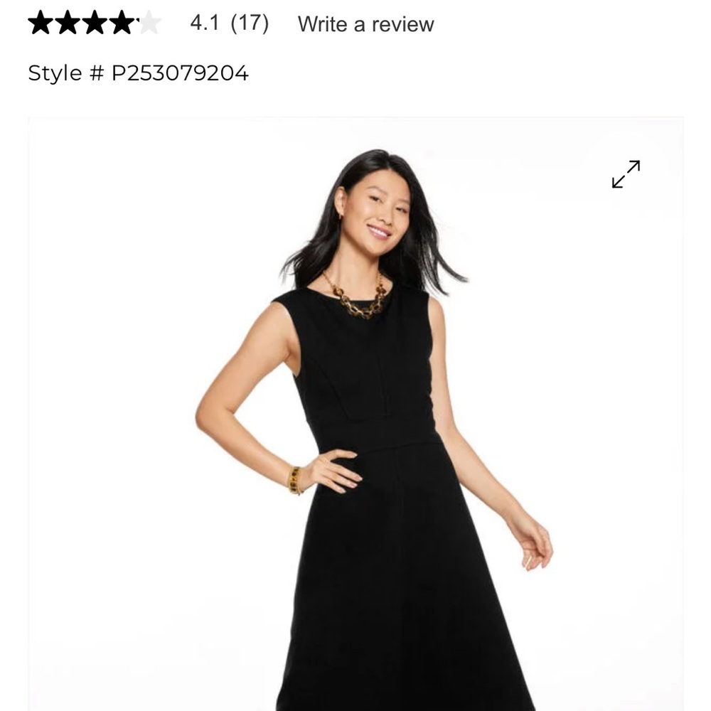 Talbots Classic Fit and Flare Dress